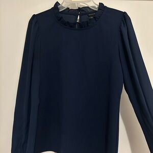 Ann Taylor Long Sleeve Blouse Top